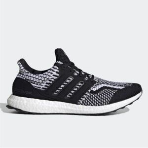 Adidas UltraBoost Black and White Athletic Shoes